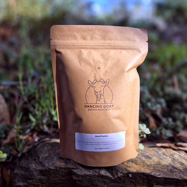Brazil Fancy Santos roasted coffee beans - Premium coffee beans from Dancing Goat Coffee Roasters - From just $15! Shop now