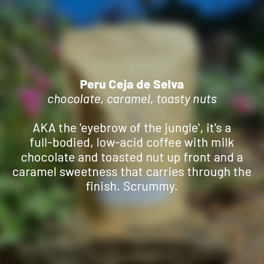Peru Ceja de Selva coffee beans