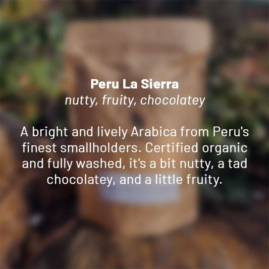 Peru La Sierra roasted coffee beans - Premium coffee beans from Dancing Goat Coffee Roasters - From just $15! Shop now