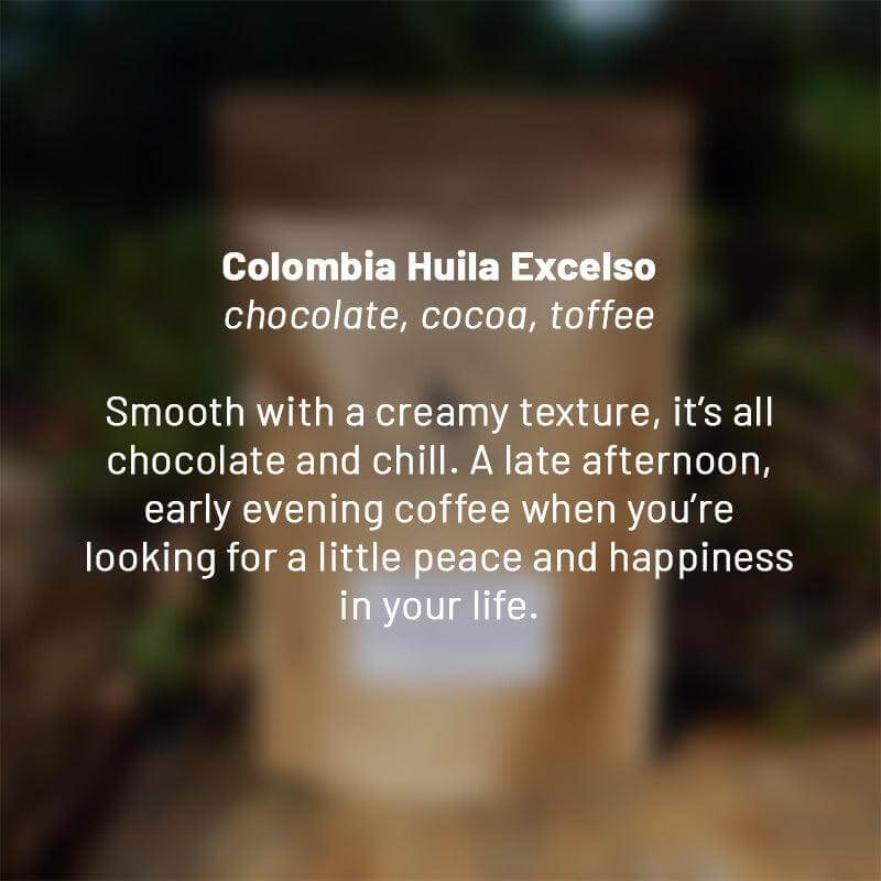 Colombia Huila Excelso roasted coffee beans - Premium coffee beans from Dancing Goat Coffee Roasters - From just $15! Shop now