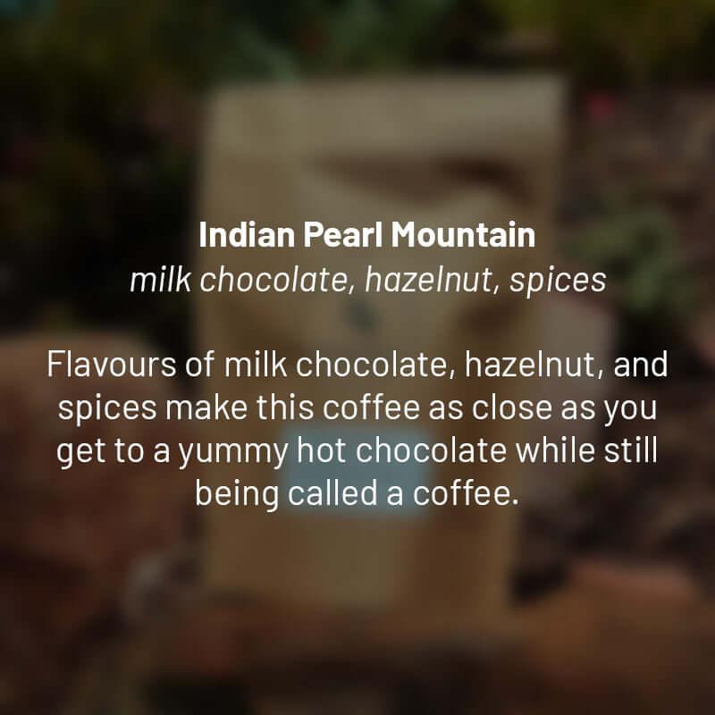 India Pearl Mountain roasted coffee beans - Premium coffee beans from Dancing Goat Coffee Roasters - From just $15! Shop now